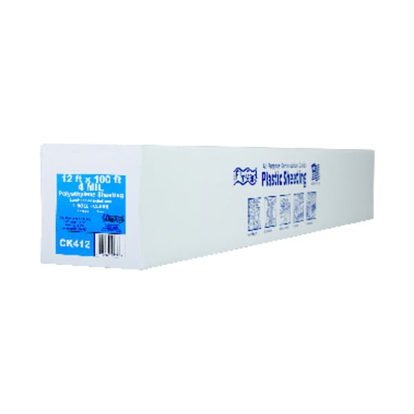 Film-Gard Plastic Sheeting 4 mil X 12 ft. W X 100 ft. L Polyethylene Clear 1 pk 625930 - main